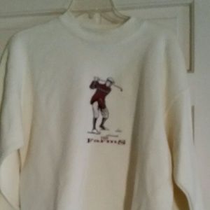Men's Embroidered Golf Sweatshirt Some Medium